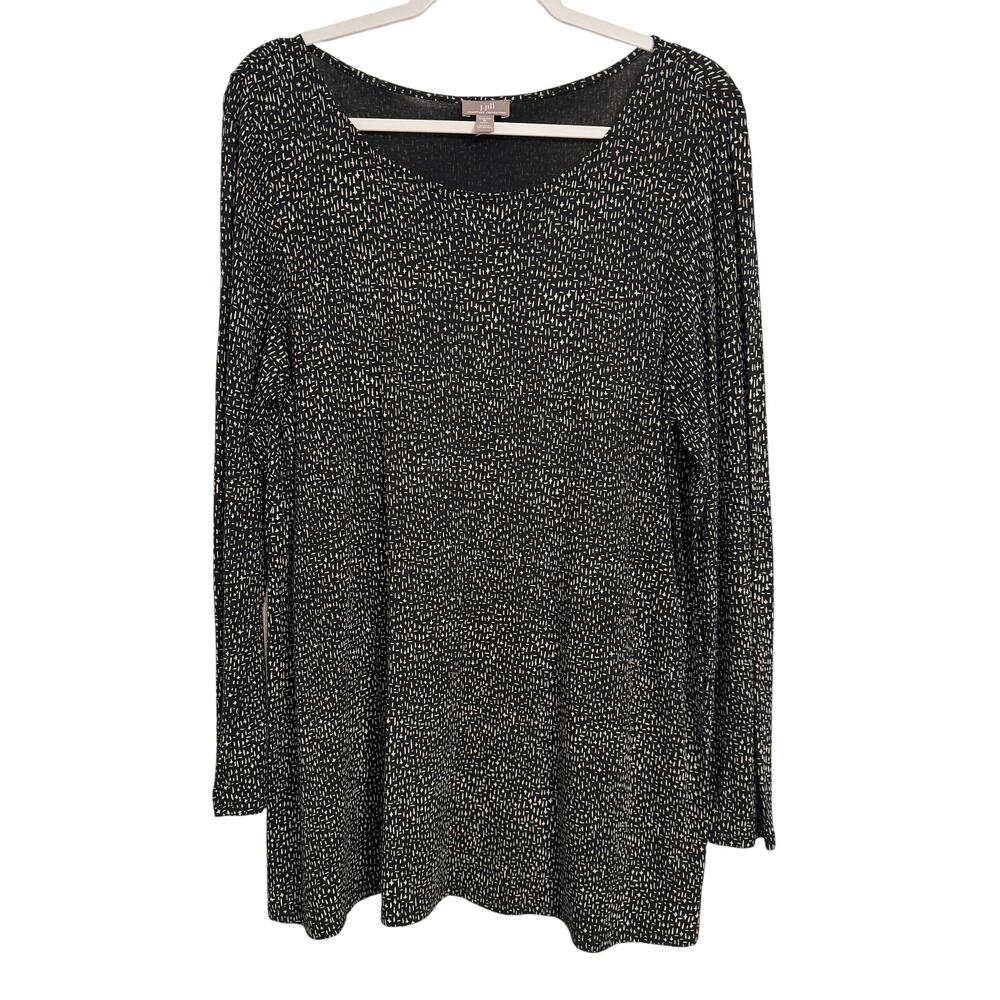 J. Jill Wearever Collection Women's Versatile Oversized Stretch Classic Tunic‎ M